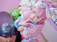 [Cosplay] 阿半今天很开心 - 粉色双马尾