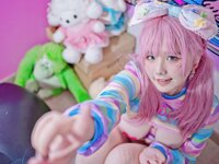 [Cosplay] 阿半今天很开心 - 粉色双马尾