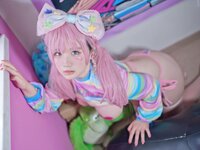 [Cosplay] 阿半今天很开心 - 粉色双马尾
