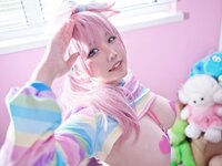 [Cosplay] 阿半今天很开心 - 粉色双马尾