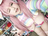 [Cosplay] 阿半今天很开心 - 粉色双马尾