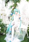 [Cosplay] Wanxi 挽希 - Miku The Butterfly Flower Fairy miku粉蝶花精灵