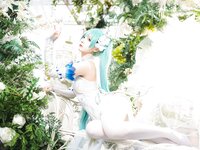 [Cosplay] Wanxi 挽希 - Miku The Butterfly Flower Fairy miku粉蝶花精灵