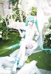 [Cosplay] Wanxi 挽希 - Miku The Butterfly Flower Fairy miku粉蝶花精灵
