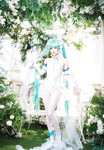 [Cosplay] Wanxi 挽希 - Miku The Butterfly Flower Fairy miku粉蝶花精灵