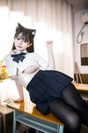 [Cosplay] 桜井宁宁 - 失眠冲剂 JK猫耳