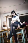 [Cosplay] 桜井宁宁 - 失眠冲剂 JK猫耳