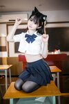 [Cosplay] 桜井宁宁 - 失眠冲剂 JK猫耳