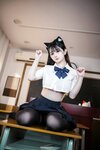 [Cosplay] 桜井宁宁 - 失眠冲剂 JK猫耳
