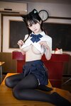 [Cosplay] 桜井宁宁 - 失眠冲剂 JK猫耳