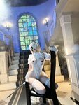 [Cosplay] 鬼马少女阿薰kaOri - 2B白花嫁