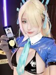 [Cosplay] Puy Puy 濑明日奈 Asuna Police