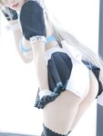 [Cosplay] 小仓千代w - 蔚蓝档案 一之濑明日奈 女仆
