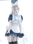 [Cosplay] 小仓千代w - 蔚蓝档案 一之濑明日奈 女仆
