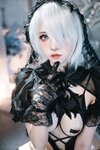 [Cosplay] 鬼马少女阿薰kaOri - 2B黑花嫁