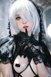 [Cosplay] 鬼马少女阿薰kaOri - 2B黑花嫁