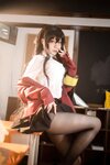[Cosplay] 安食Ajiki - 碧蓝航线 大凤 JK