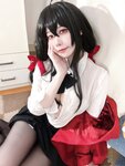 [Cosplay] 安食Ajiki - 碧蓝航线 大凤 JK