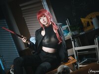 [Cosplay] Rongrongzi 小容仔咕咕咕w - Chainsaw Man Makima 链锯人 玛奇玛