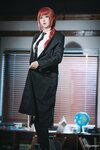 [Cosplay] Rongrongzi 小容仔咕咕咕w - Chainsaw Man Makima 链锯人 玛奇玛