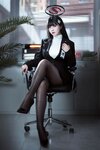 [Cosplay] 半半子 - 碧蓝档案 调月莉音