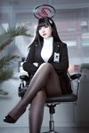 [Cosplay] 半半子 - 碧蓝档案 调月莉音