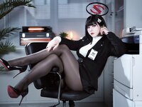 [Cosplay] 半半子 - 碧蓝档案 调月莉音