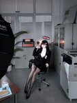 [Cosplay] 半半子 - 碧蓝档案 调月莉音