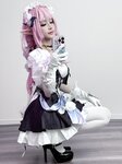 [Cosplay] Youmeko 幼愛 - Honkai Impact 3 Elysia Maid Outfit 崩坏三 爱莉希雅女仆装