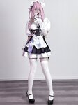 [Cosplay] Youmeko 幼愛 - Honkai Impact 3 Elysia Maid Outfit 崩坏三 爱莉希雅女仆装