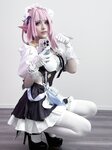 [Cosplay] Youmeko 幼愛 - Honkai Impact 3 Elysia Maid Outfit 崩坏三 爱莉希雅女仆装