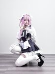 [Cosplay] Youmeko 幼愛 - Honkai Impact 3 Elysia Maid Outfit 崩坏三 爱莉希雅女仆装