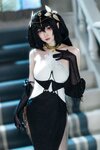 [Cosplay] Komaki Xiaojuan 大大卷卷小卷 - Azur Lane Chinhai Dress 碧蓝航线 镇海礼服