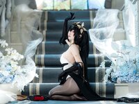 [Cosplay] Komaki Xiaojuan 大大卷卷小卷 - Azur Lane Chinhai Dress 碧蓝航线 镇海礼服