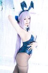 [Cosplay] Sora 小空 - Nikke Goddess of Victory Foukewang Bunny Girl 胜利女神：妮姬 富克旺 兔女郎