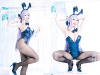 [Cosplay] Sora 小空 - Nikke Goddess of Victory Foukewang Bunny Girl 胜利女神：妮姬 富克旺 兔女郎