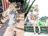 [Cosplay] Komaki Xiaojuan 大大卷卷小卷 - Qiong Sister Qipao 穹妹旗袍