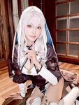 [Cosplay] Ely_eee(ElyEE子) - Shirogane noel~Nun