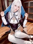 [Cosplay] Ely_eee(ElyEE子) - Shirogane noel~Nun
