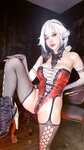 [Cosplay] Byoru - Arlecchino Dress [94P22V-2.63GB]