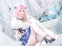 [Cosplay] Komaki Xiaojuan 大大卷卷小卷 - Honkai 3rd Elysia Maid 崩坏3 爱莉希雅女仆