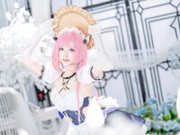 [Cosplay] Komaki Xiaojuan 大大卷卷小卷 - Honkai 3rd Elysia Maid 崩坏3 爱莉希雅女仆