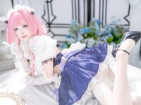 [Cosplay] Komaki Xiaojuan 大大卷卷小卷 - Honkai 3rd Elysia Maid 崩坏3 爱莉希雅女仆