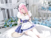 [Cosplay] Komaki Xiaojuan 大大卷卷小卷 - Honkai 3rd Elysia Maid 崩坏3 爱莉希雅女仆