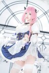 [Cosplay] Komaki Xiaojuan 大大卷卷小卷 - Honkai 3rd Elysia Maid 崩坏3 爱莉希雅女仆