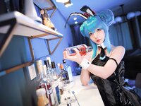 [Cosplay] yuuhui玉汇 NO.024 初音黑兔[48P-531MB]