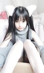 [Cosplay] Ningning Sakurai 桜井宁宁 - White Cat 白い猫ちゃん