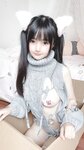 [Cosplay] Ningning Sakurai 桜井宁宁 - White Cat 白い猫ちゃん