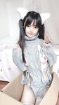 [Cosplay] Ningning Sakurai 桜井宁宁 - White Cat 白い猫ちゃん