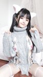 [Cosplay] Ningning Sakurai 桜井宁宁 - White Cat 白い猫ちゃん
